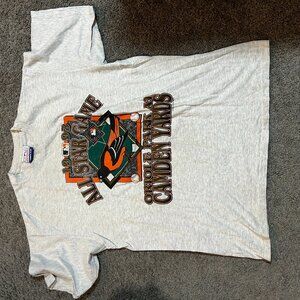 Vintage Logo 7 Baltimore Orioles Camden Yards 1998 MLB T-Shirt Adult Sz Medium